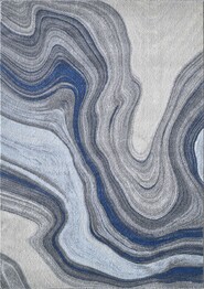 KAS Illusions Blue and Grey Marble 6227